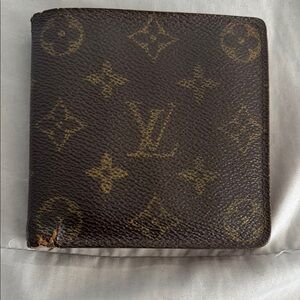 1997 Louis Vuitton Brown Monogram Leather Bifold Wallet